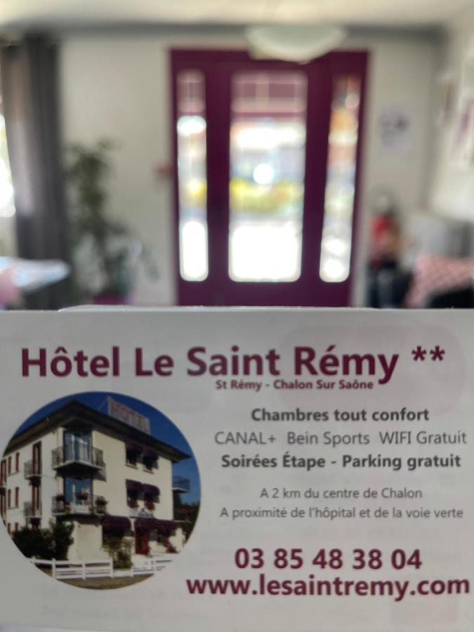"Contact Hotel" Le Saint Remy - Chalon Sud Exterior photo